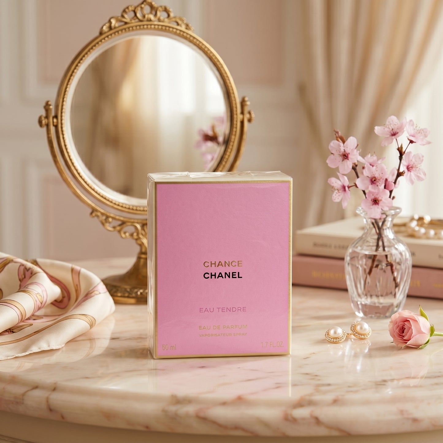 Chanel Chance Eau Tendre Eau De Parfum Spray for Women 1.7 oz / 50 ml NIB  SEO Title