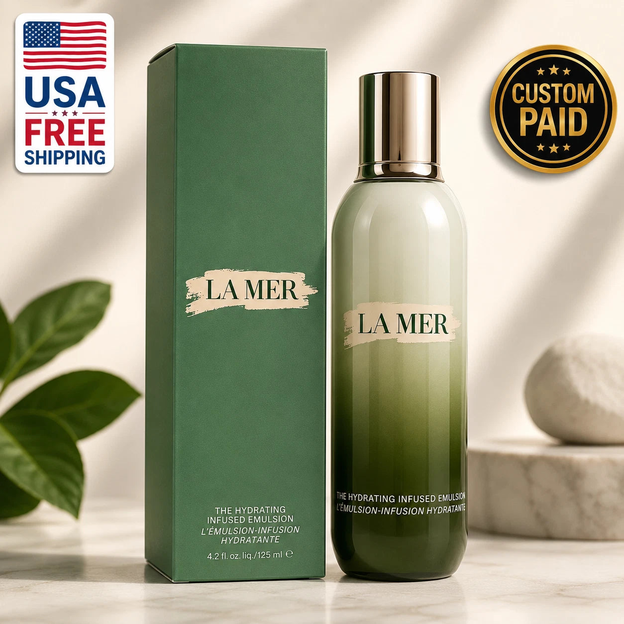 La Mer The Hydrating Infused Emulsion 4.2 oz / 125mL Hydrating Face Emulsion – New & Sealed | Free US Shipping